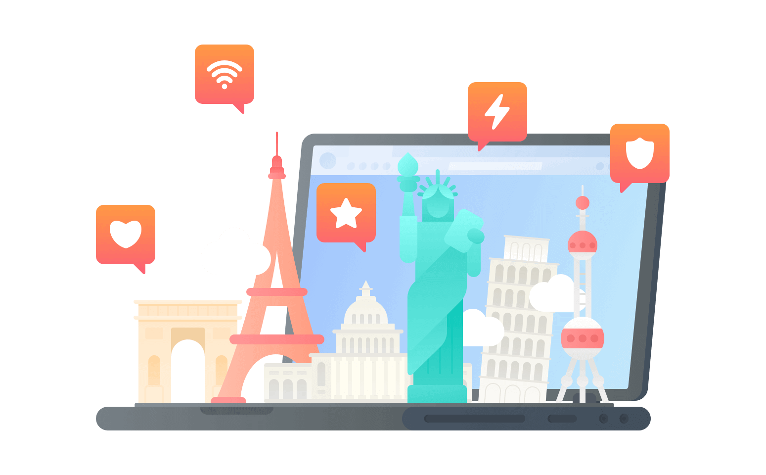在北马里亚纳群岛连接到中国的软件 - 翻回VPN